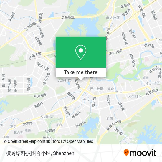 横岭塘科技围合小区 map