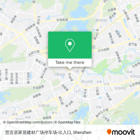 慧宜居家居建材广场停车场-出入口 map