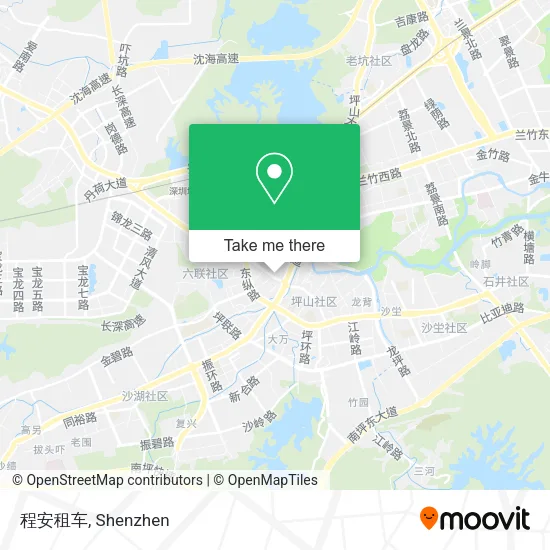 程安租车 map