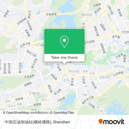 中国石油加油站(横岭塘路) map