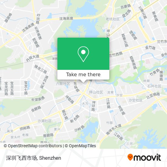 深圳飞西市场 map