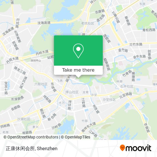 正康休闲会所 map