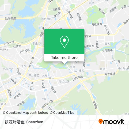 镇源烤活鱼 map