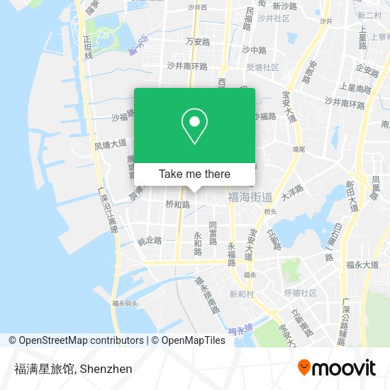 福满星旅馆 map