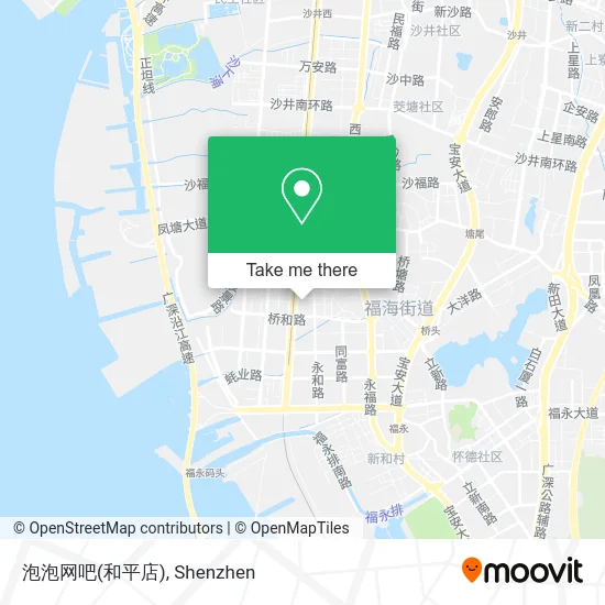 泡泡网吧(和平店) map