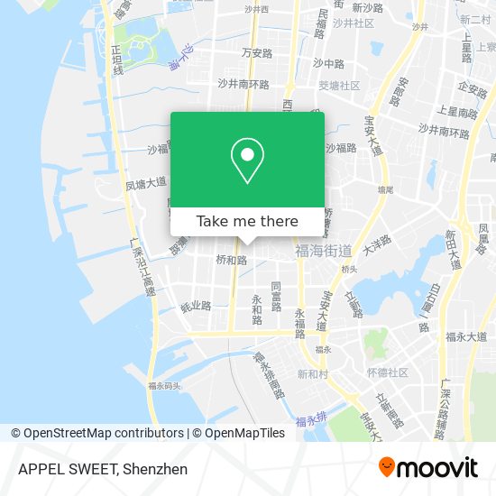 APPEL SWEET map