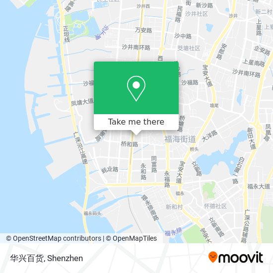 华兴百货 map
