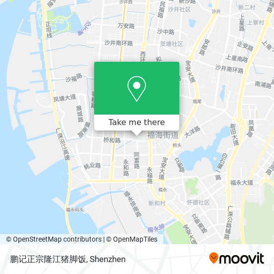鹏记正宗隆江猪脚饭 map