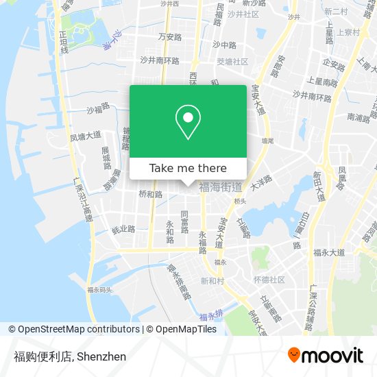 福购便利店 map