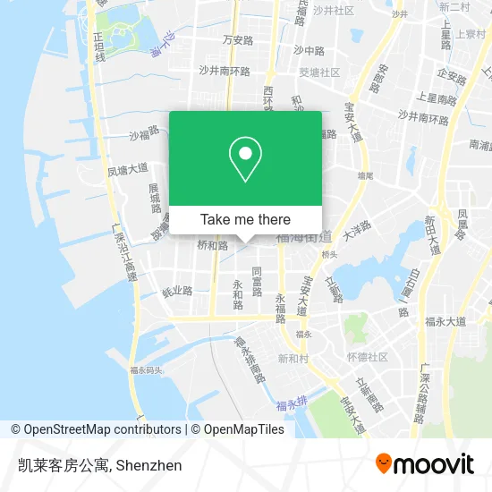 凯莱客房公寓 map