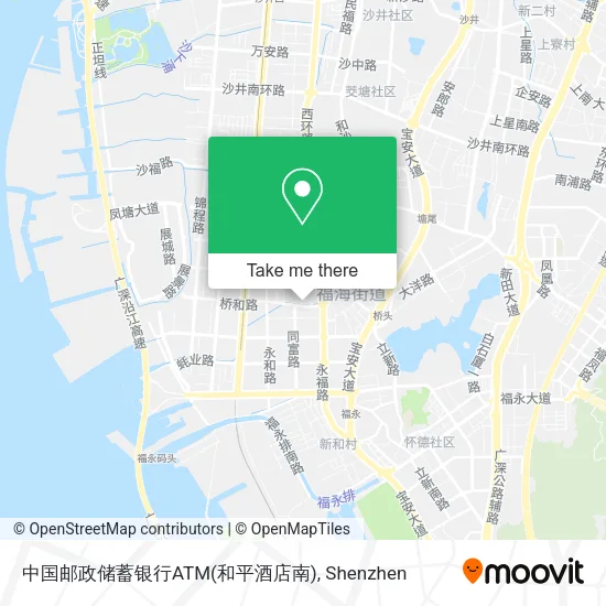 中国邮政储蓄银行ATM(和平酒店南) map