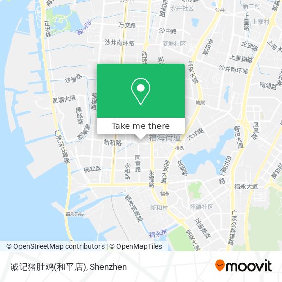 诚记猪肚鸡(和平店) map