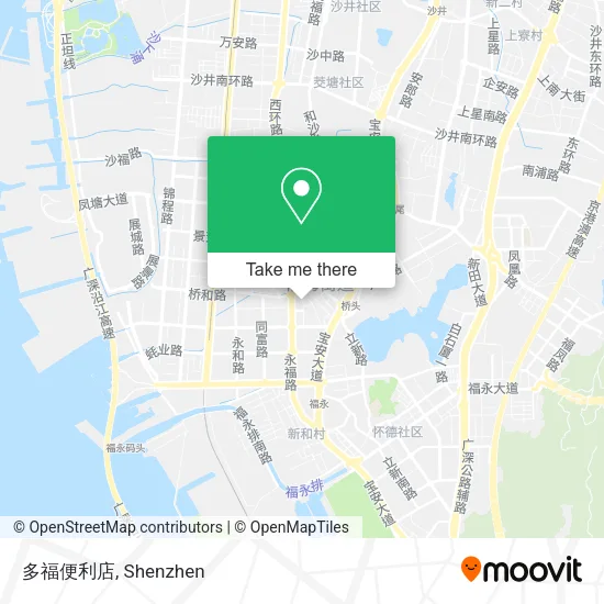 多福便利店 map