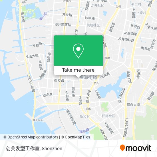 创美发型工作室 map