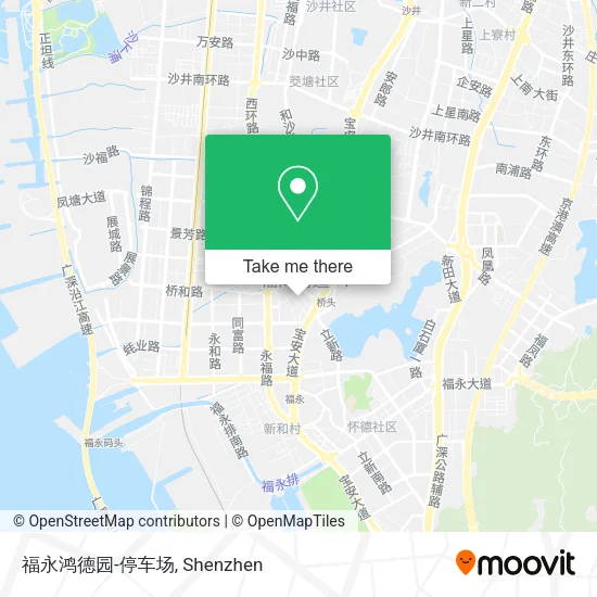 福永鸿德园-停车场 map