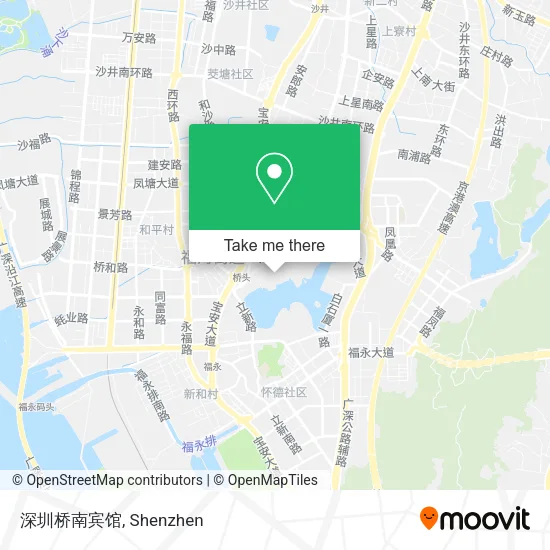 深圳桥南宾馆 map