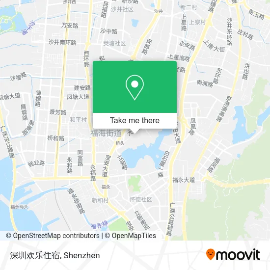 深圳欢乐住宿 map