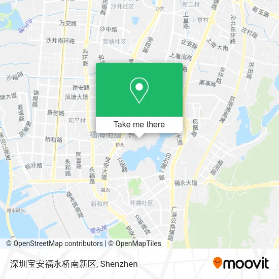 深圳宝安福永桥南新区 map
