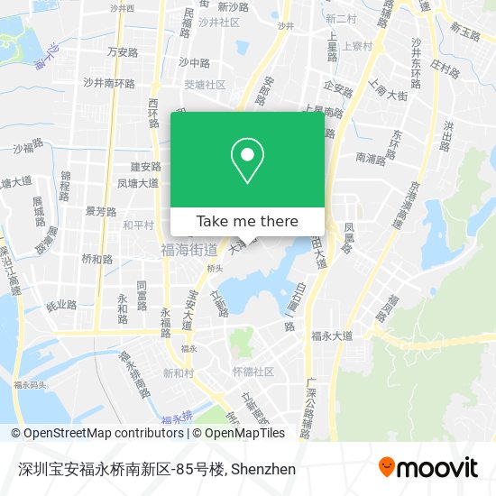 深圳宝安福永桥南新区-85号楼 map