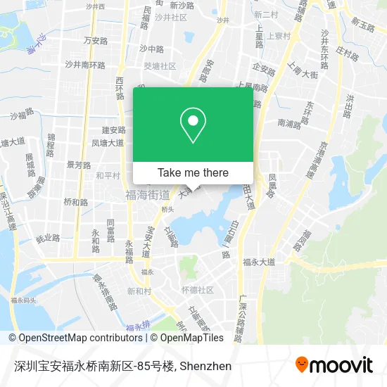 深圳宝安福永桥南新区-85号楼 map