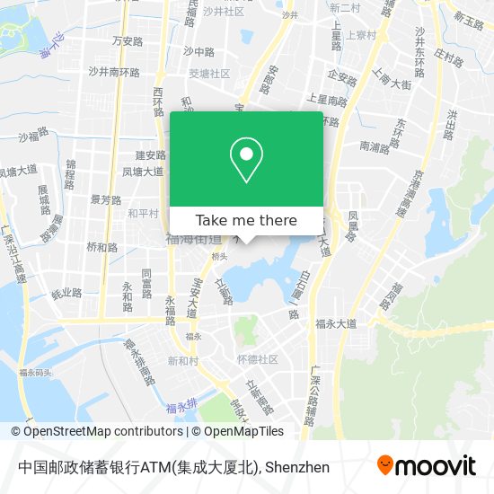 中国邮政储蓄银行ATM(集成大厦北) map