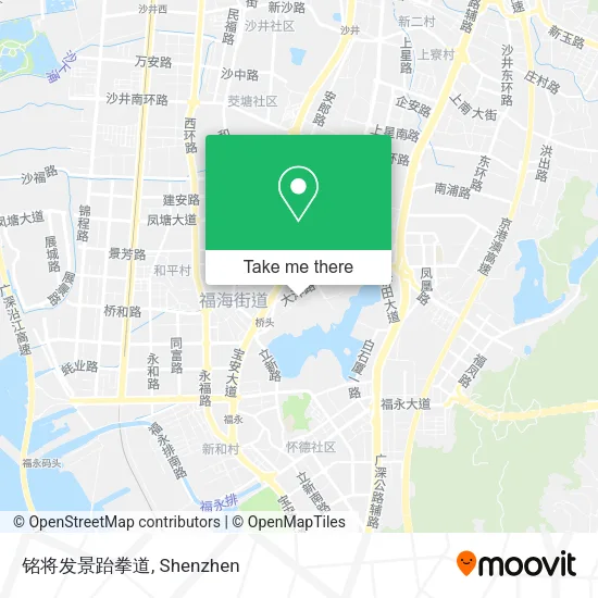 铭将发景跆拳道 map