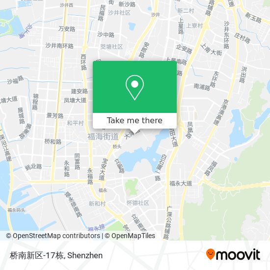 桥南新区-17栋 map