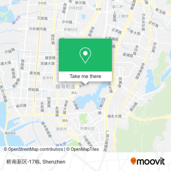 桥南新区-17栋 map