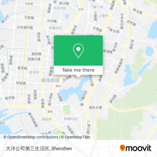 大洋公司第三生活区 map