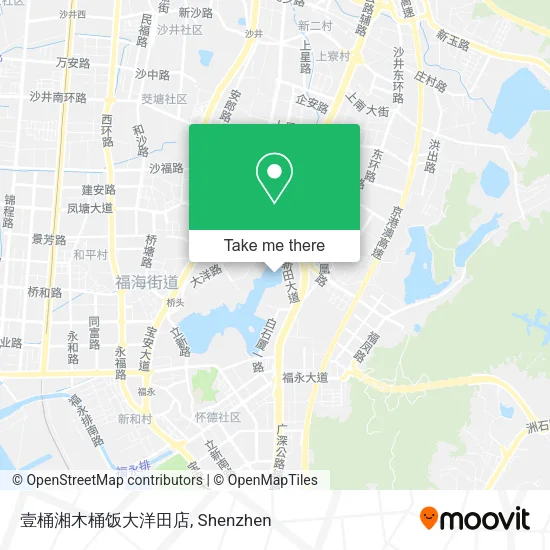 壹桶湘木桶饭大洋田店 map