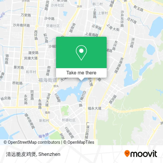 清远脆皮鸡煲 map