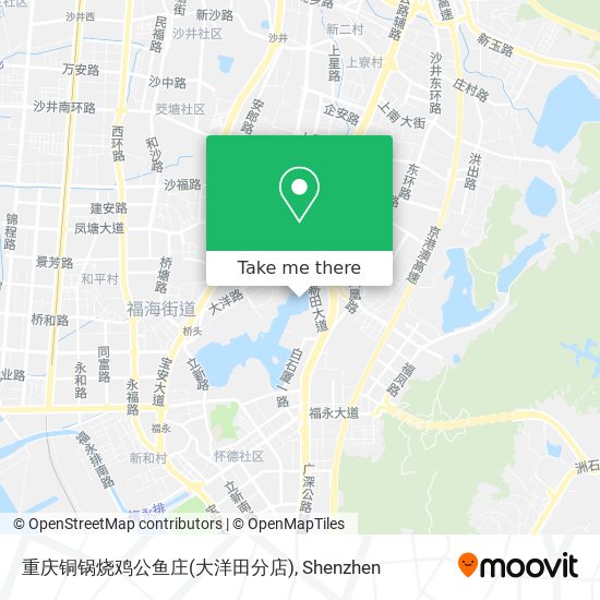 重庆铜锅烧鸡公鱼庄(大洋田分店) map