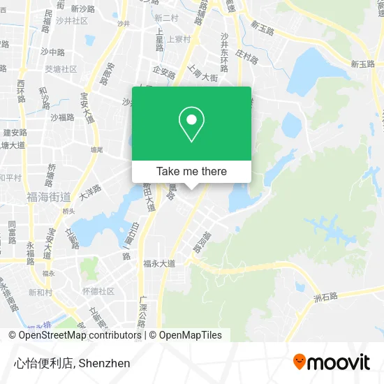 心怡便利店 map