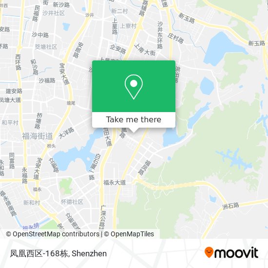 凤凰西区-168栋 map