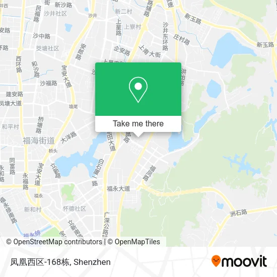 凤凰西区-168栋 map