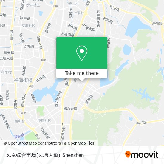 凤凰综合市场(凤塘大道) map