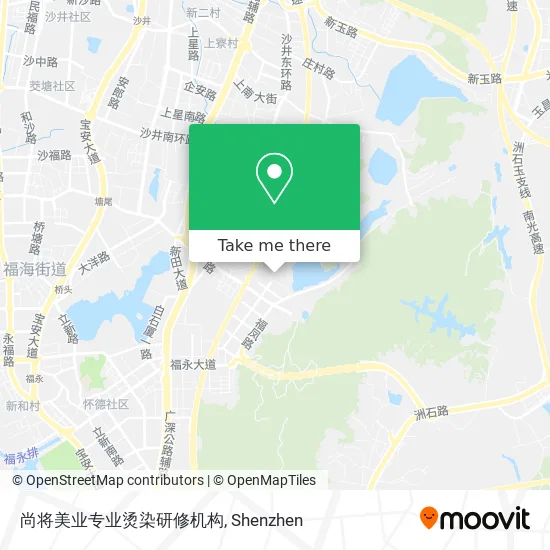 尚将美业专业烫染研修机构 map