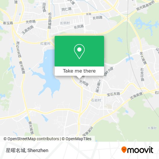 星曜名城 map