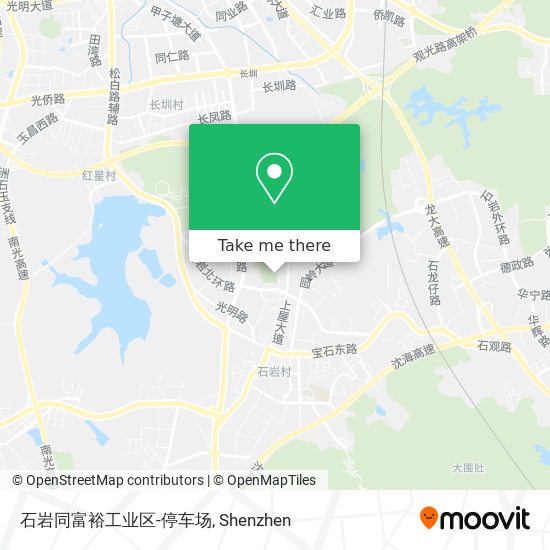 石岩同富裕工业区-停车场 map