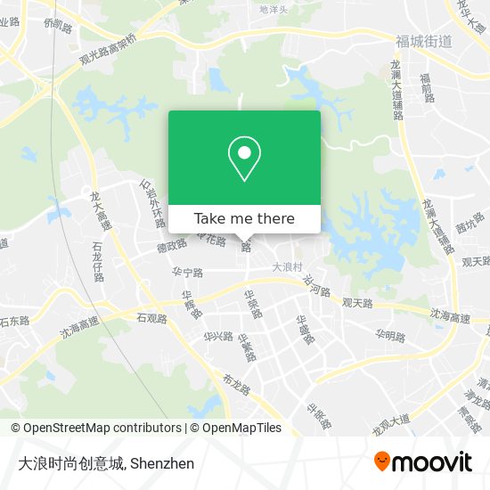 大浪时尚创意城 map