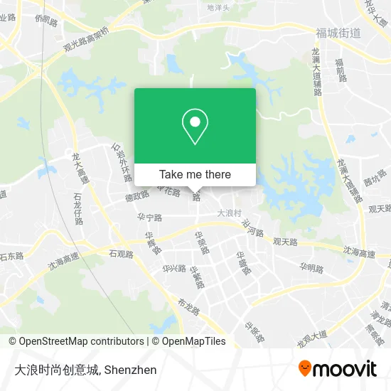 大浪时尚创意城 map