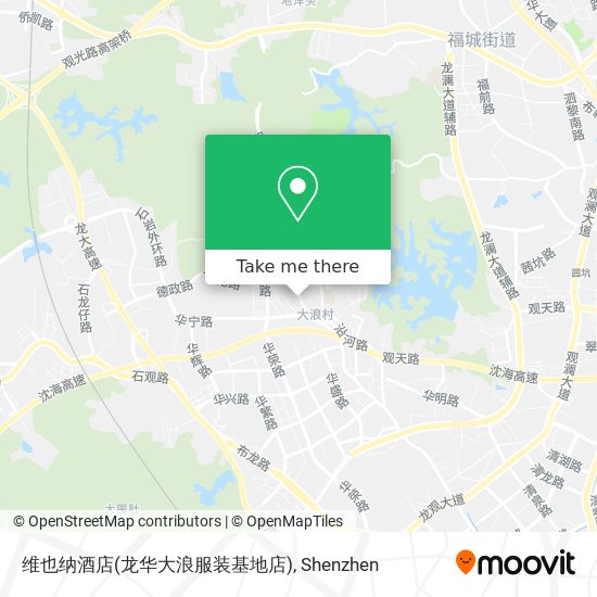 维也纳酒店(龙华大浪服装基地店) map