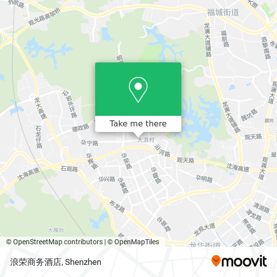 浪荣商务酒店 map