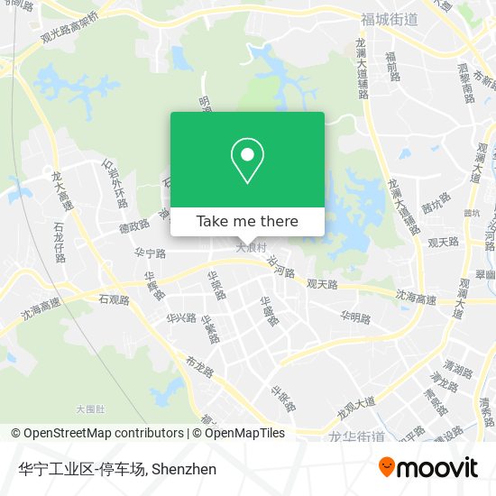 华宁工业区-停车场 map