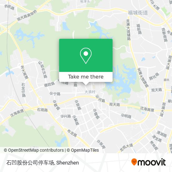 石凹股份公司停车场 map