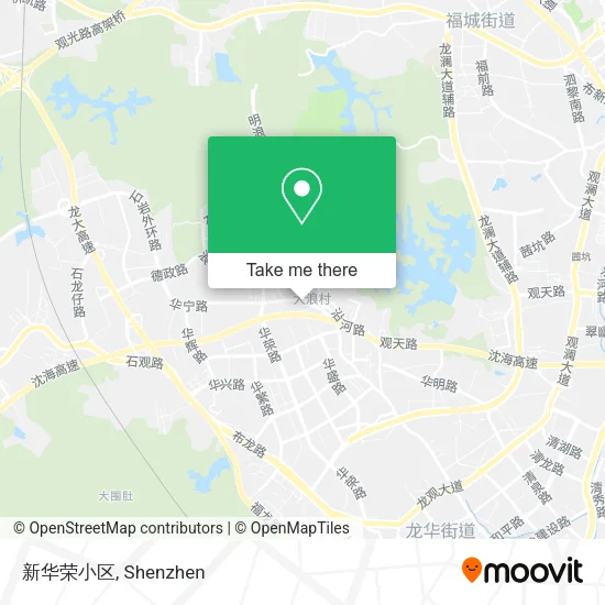 新华荣小区 map