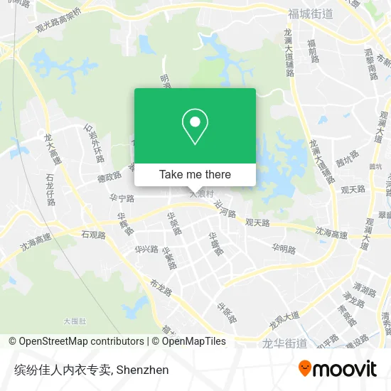 缤纷佳人内衣专卖 map