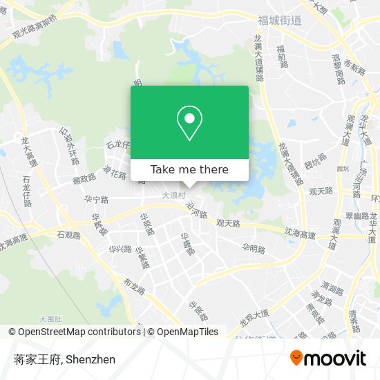 蒋家王府 map