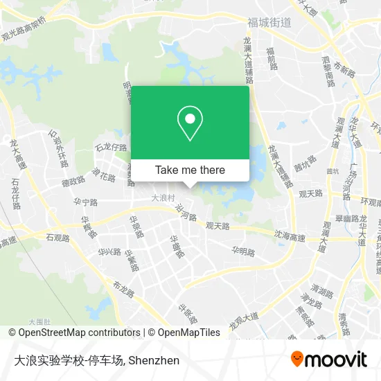 大浪实验学校-停车场 map