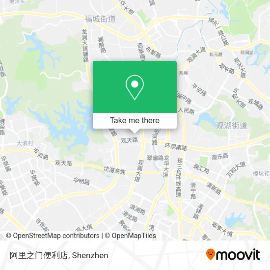 阿里之门便利店 map